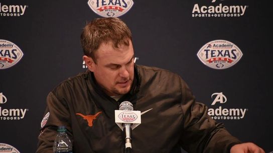 When a backup enters the game, Tom Herman explains that one of two things happen (Tom Herman)