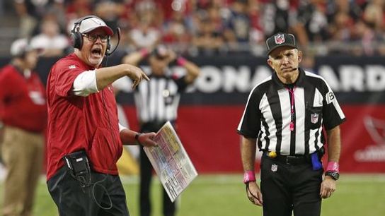 Bruce Arians explains why his staff game plans for the officials assigned to their game (Featured)