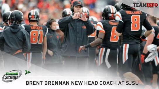 Oregon State outside receivers coach Brent Brennan will be the new head coach at San Jose State (Featured)