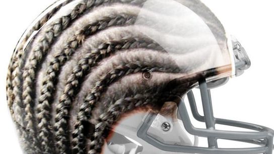 A concept helmet with cornrows???