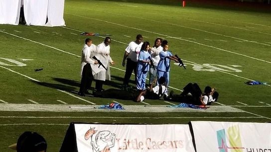HS band performance appears to show mocking of police killed in line of duty (high schools)
