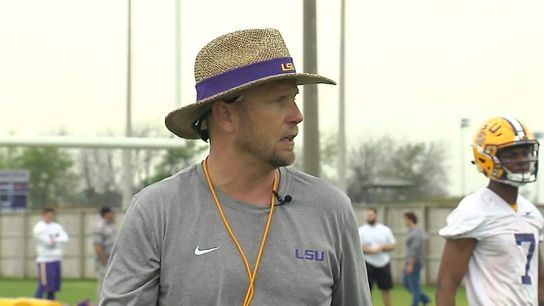 Video: Offensive coordinator Matt Canada mic'd up at LSU (LSU)