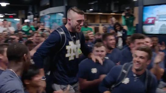 #ScholarshipAlert: Notre Dame's first ever walk-on to earn captaincy is rewarded