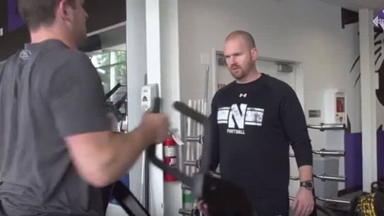 The secret to Northwestern's success? Pat Fitzgerald says their strength staff is "the secret sauce" (Northwestern)