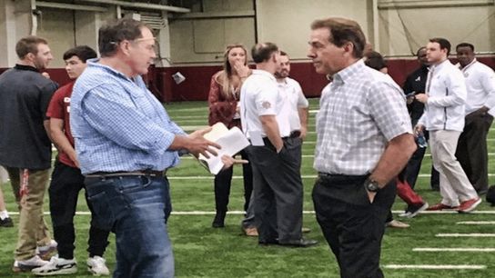 Nick Saban and Bill Belichick once met for a small, secret coaching clinic involving just the two of them (Bill Belichick)