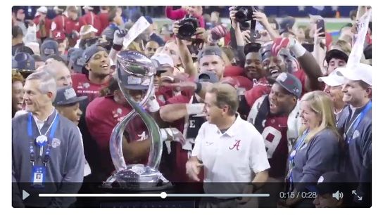 Nick Saban on the dance floor...back up and let him operate (Top)
