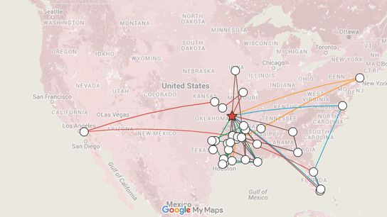 Arkansas logged every trip Bret Bielema made during recruiting season (recruiting)