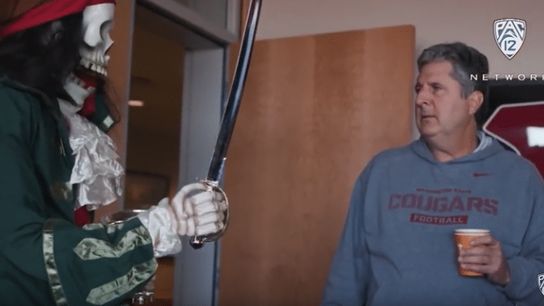 Latest artwork addition in Mike Leach's office makes it "nearly impossible to have serious meeting" (Featured)