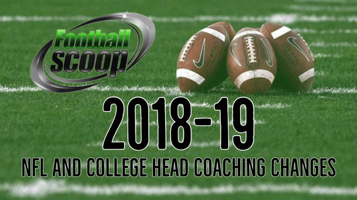 201819 NFL and College head coaching changes FootballScoop