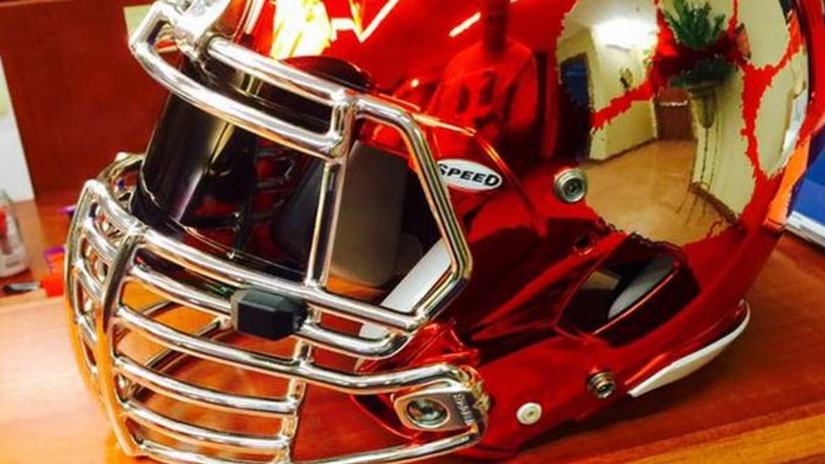 clemson chrome helmet