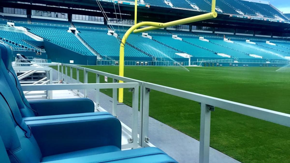 The Miami Dolphins are bringing your living room to the stadium