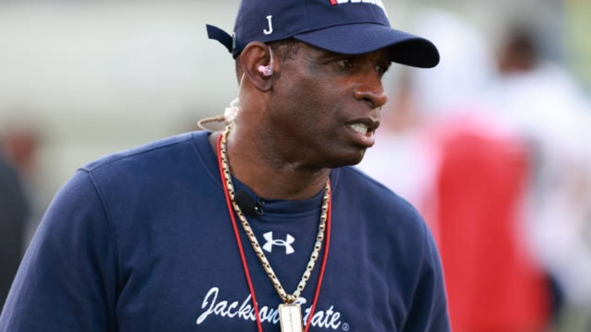 Deion Sanders goes viral for his custom Jackson State stadium necklace