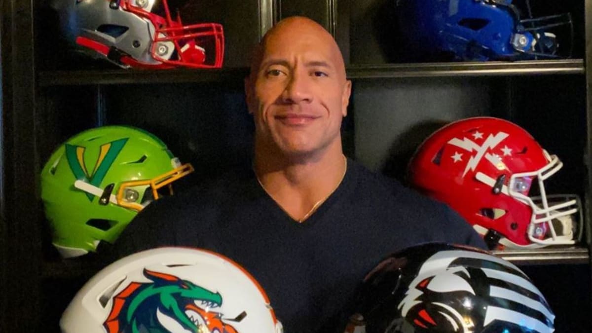 The Rock Reveals New XFL Team Names and Logos for 2023 Season in