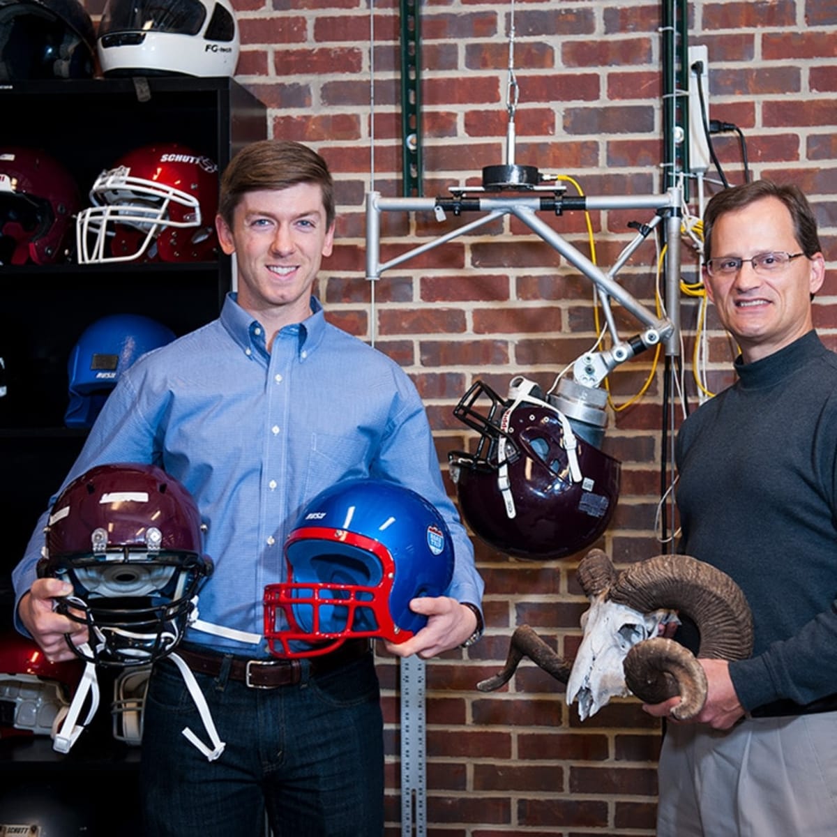 Engineers modify football helmet to reduce the spread of COVID-19