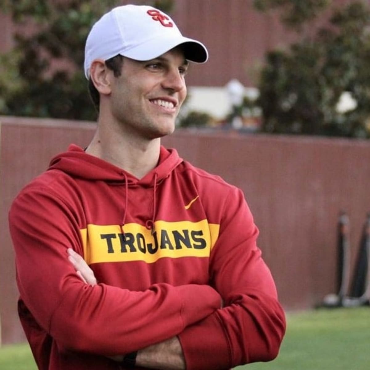 Philadelphia Eagles interview USC's Graham Harrell for offensive