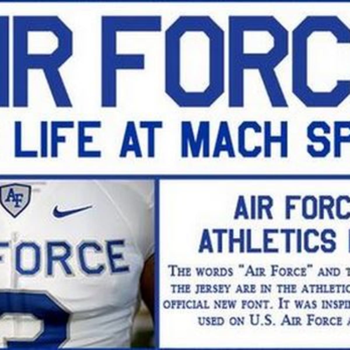 Air Force unveils latest specialty uniform - Footballscoop