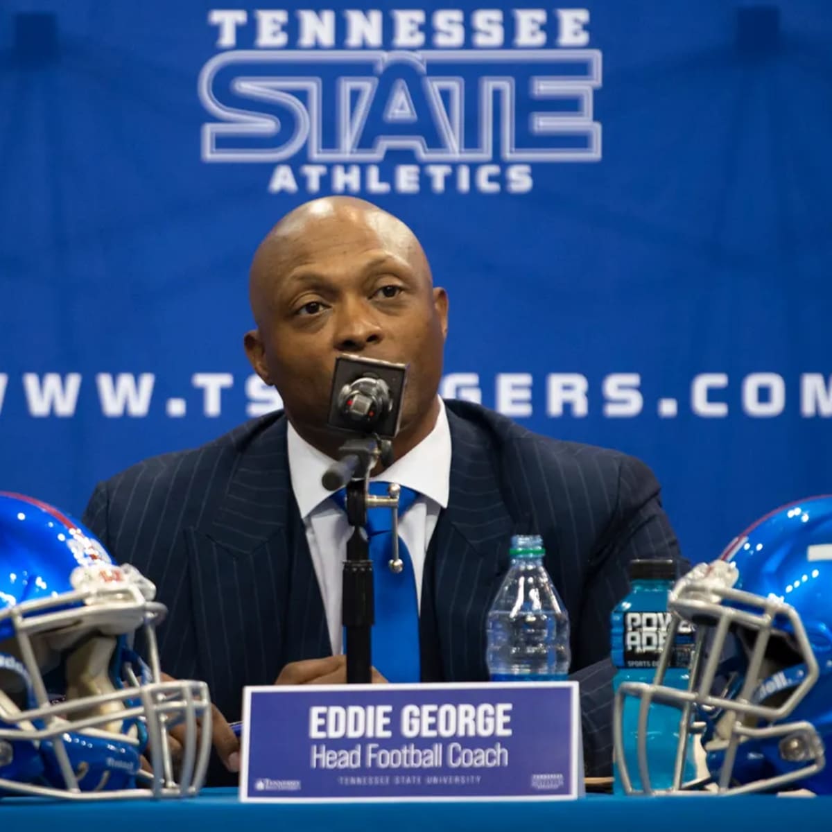 College football Eddie George Marcus Freeman Tennessee State Notre Dame