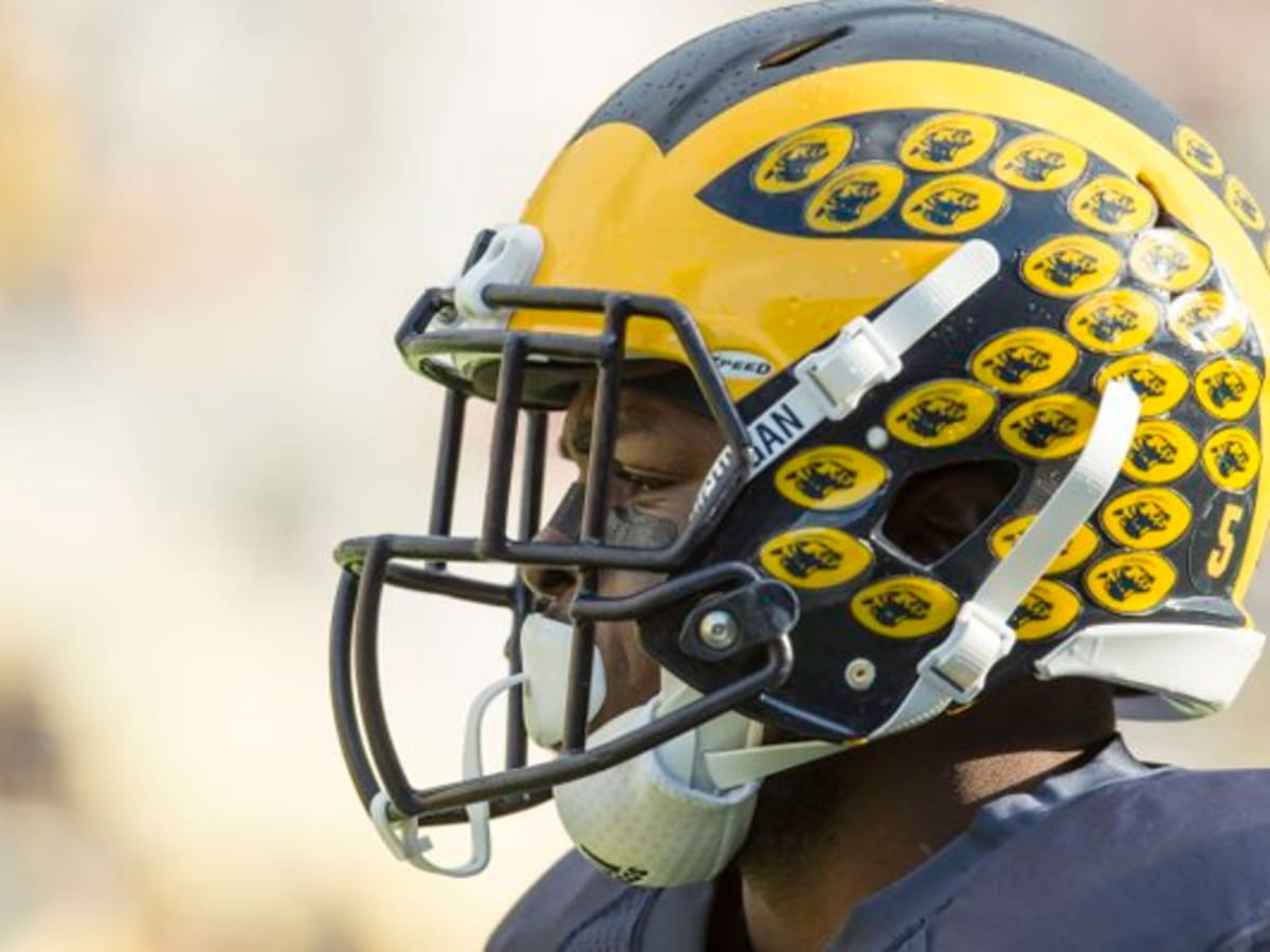 michigan football helmet matte