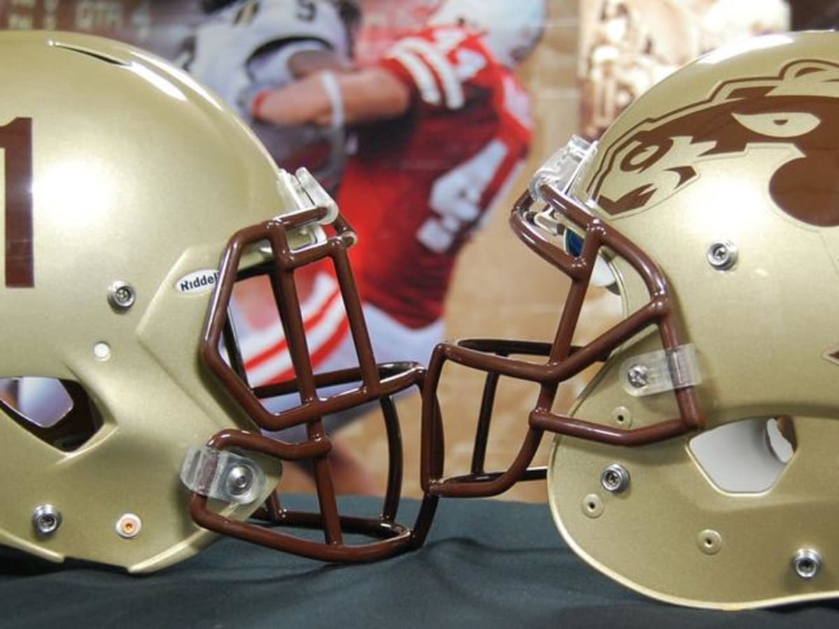 western michigan mini helmet