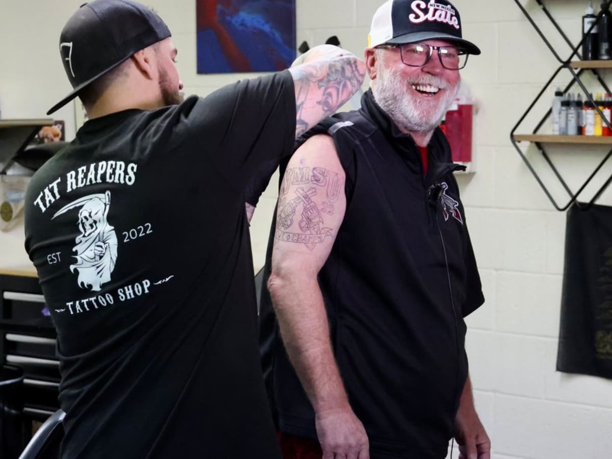 New Mexico State's Kill gets tattoo to remember bowl win