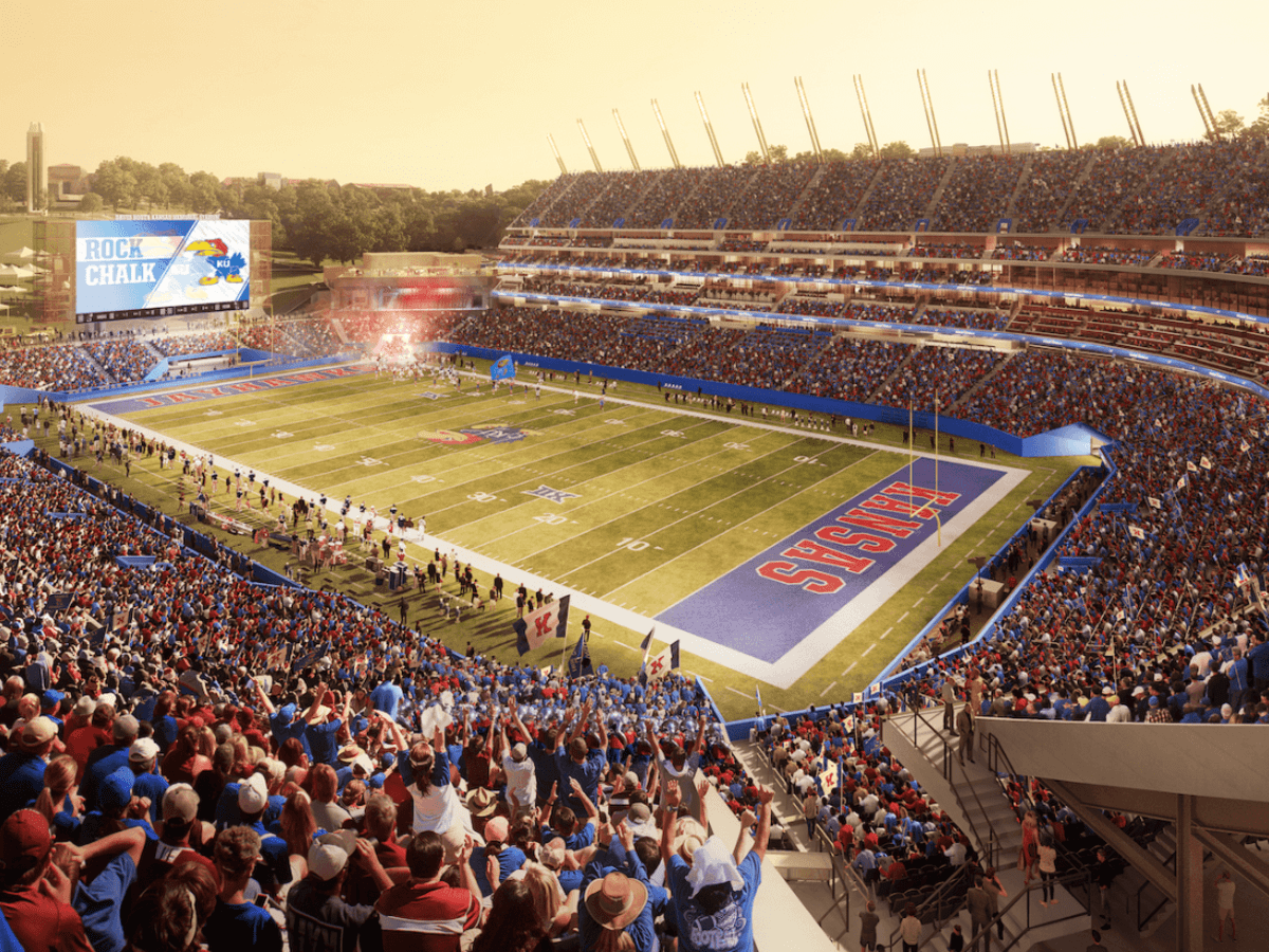 Kansas Jayhawk News: Kansas Unveils Plans for New Stadium - Rock