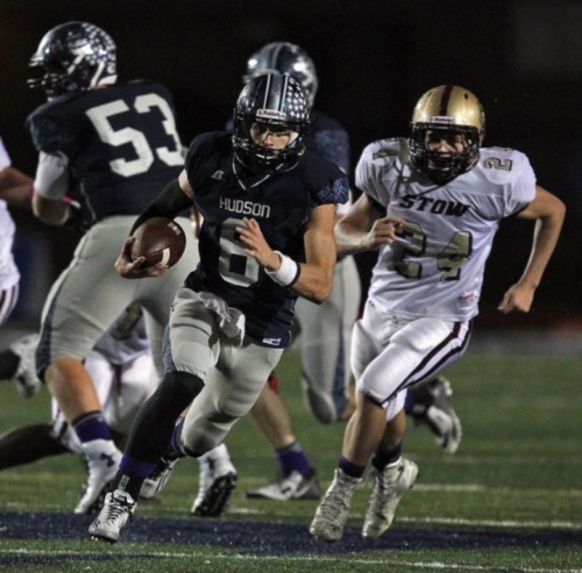 Ohio HS pulls off trick play where 5 players touch ball in the ...