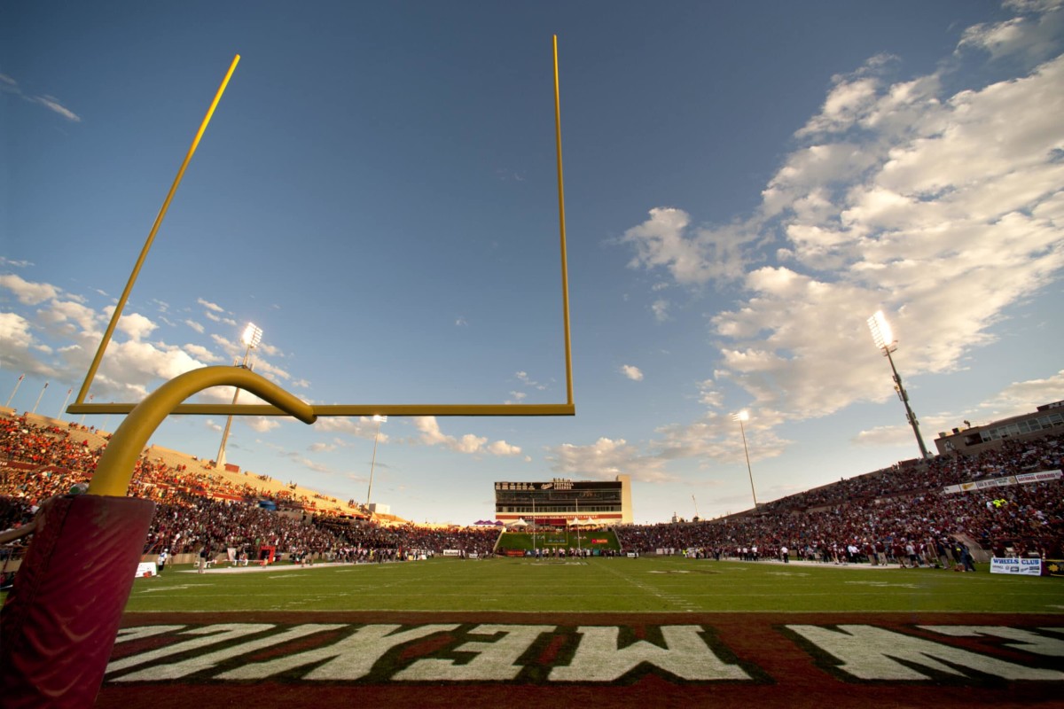 09/14/2013: A view of Aggie Memorial Stadium during a football game. (photo by Darren Phillips)