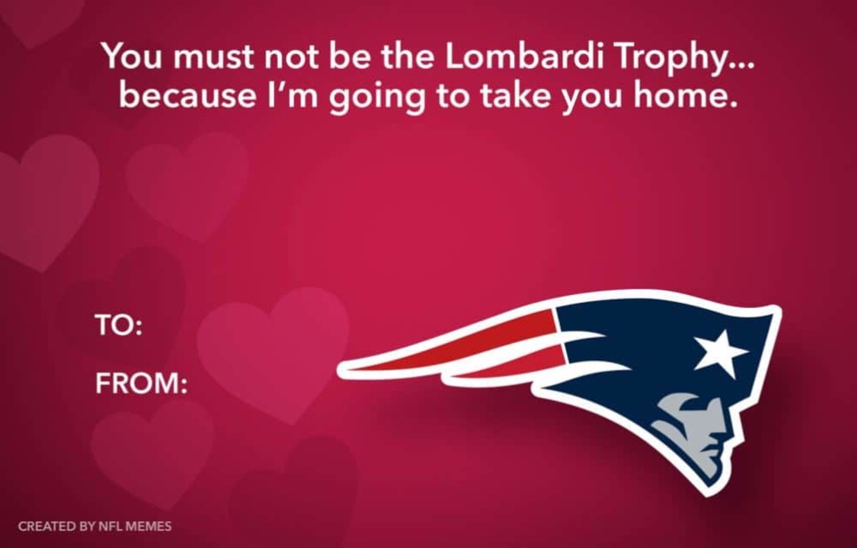 These NFL inspired Valentines cards will have you laughing out loud