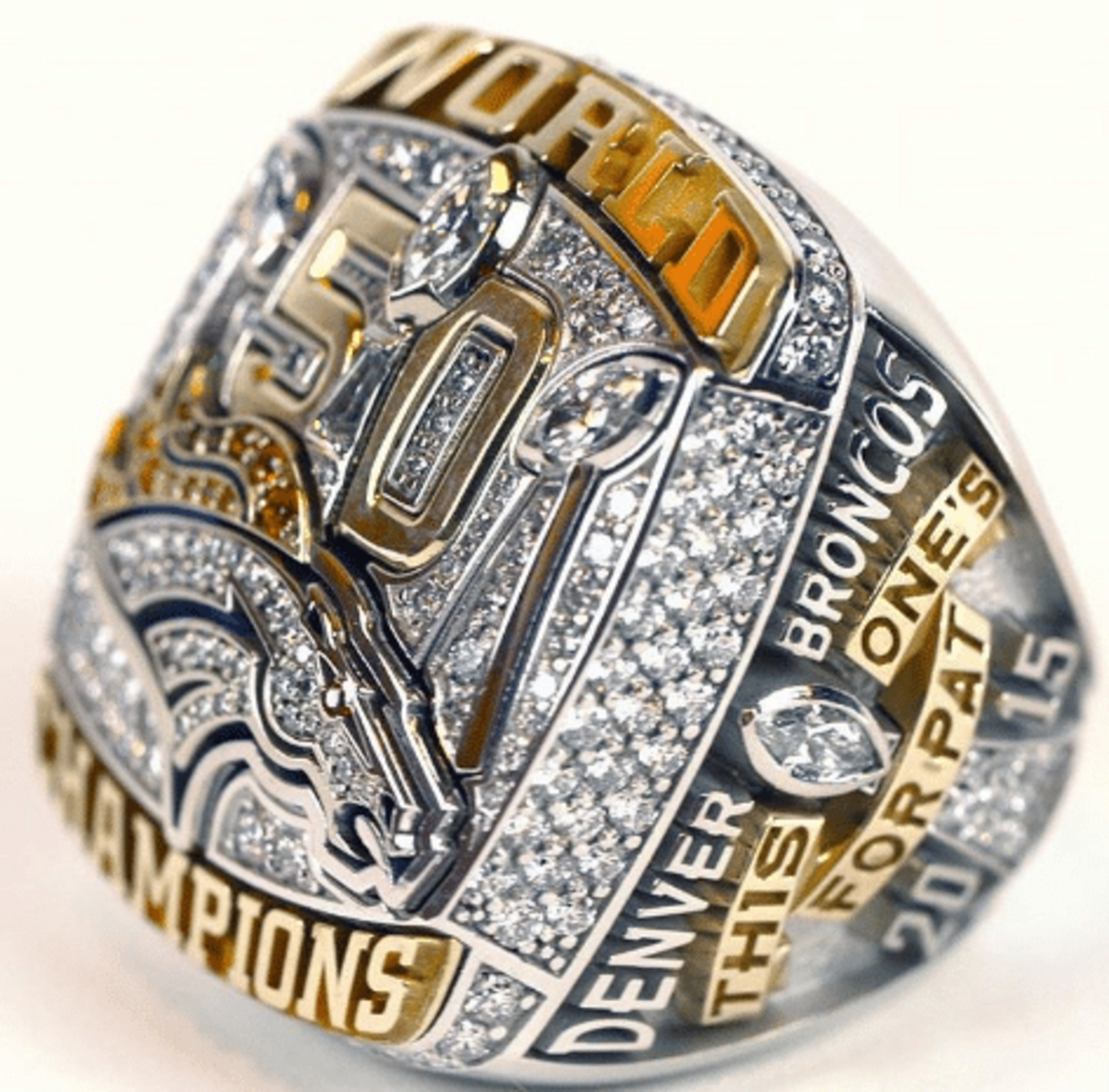 2015 Denver Broncos Super Bowl Ring