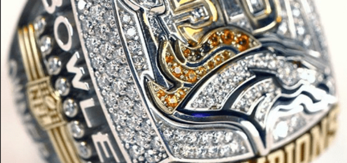 2016 (2015) Denver Broncos Premium Replica Championship Ring