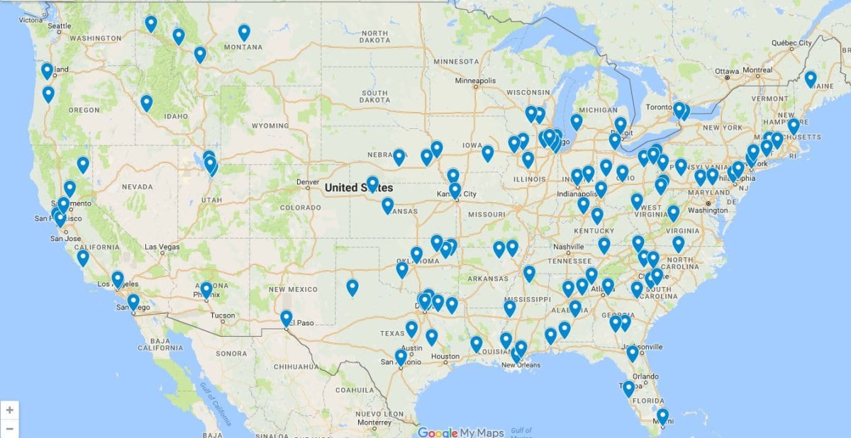 This interactive map of where current FBS coaches were born is full of ...