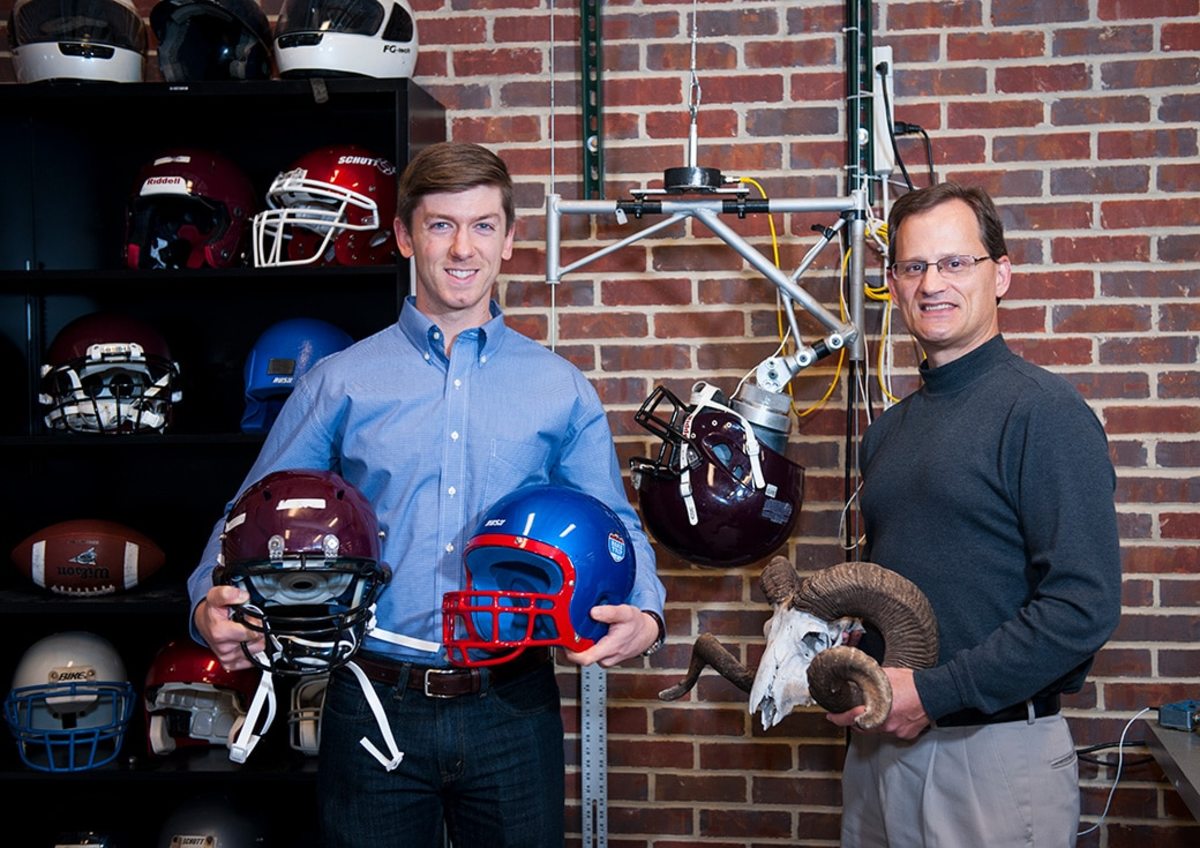 NCAA football helmets: Is style jeopardizing player safety?