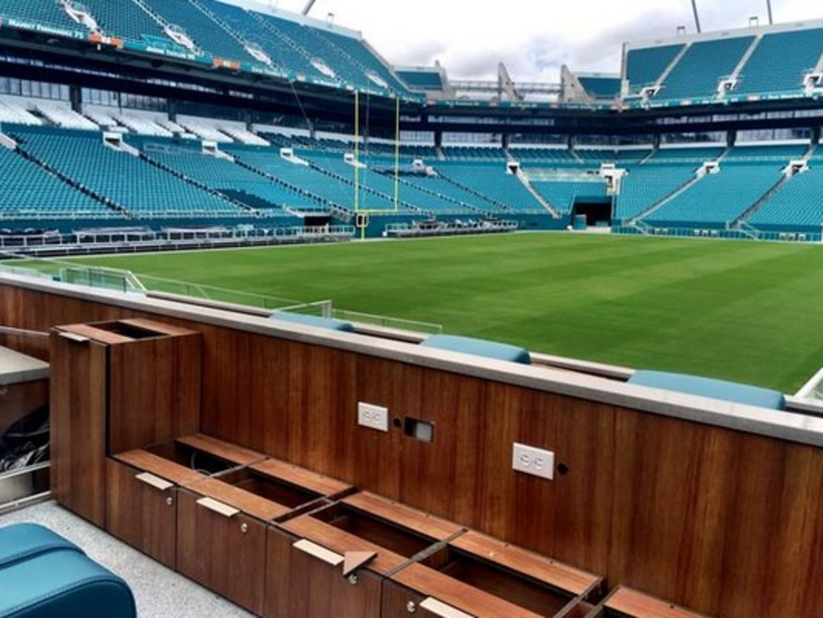 Photos: The Dolphins are bringing the living room experience to their  stadium - Footballscoop