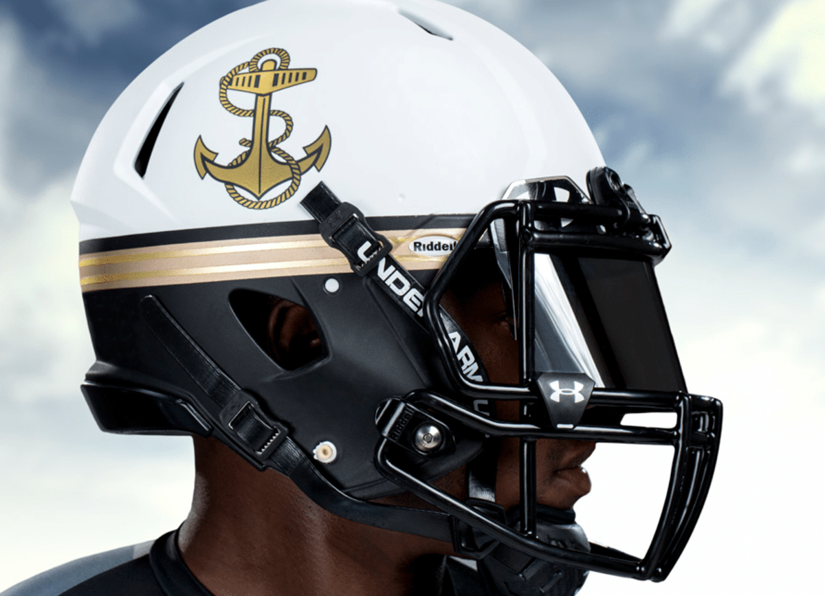 Navy helmet