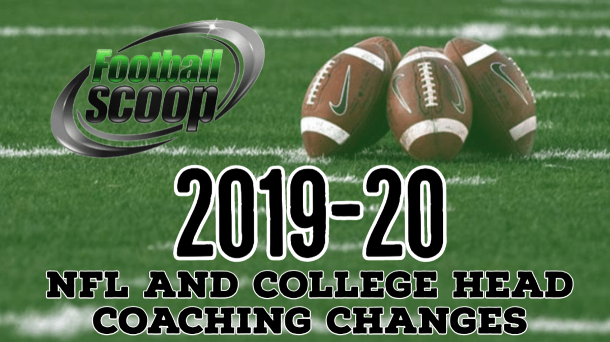 2019-20 NFL And College Head Coaching Changes - Footballscoop