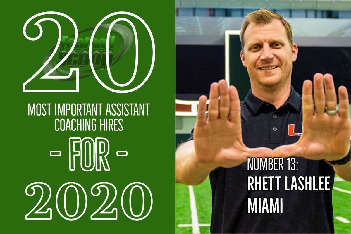 The Most Important Assistant Coaching Hires Of The Season No Rhett Lashlee