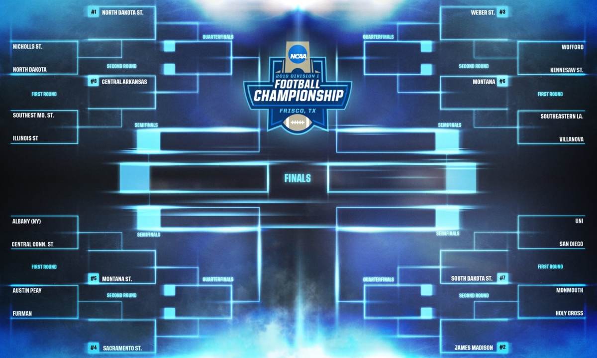 The 2019 Fcs Playoff Bracket Is Out Footballscoop