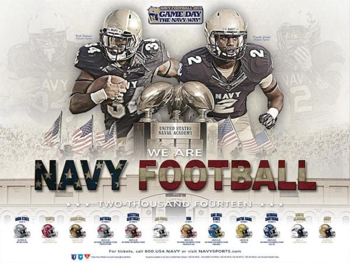 Navy schedule poster