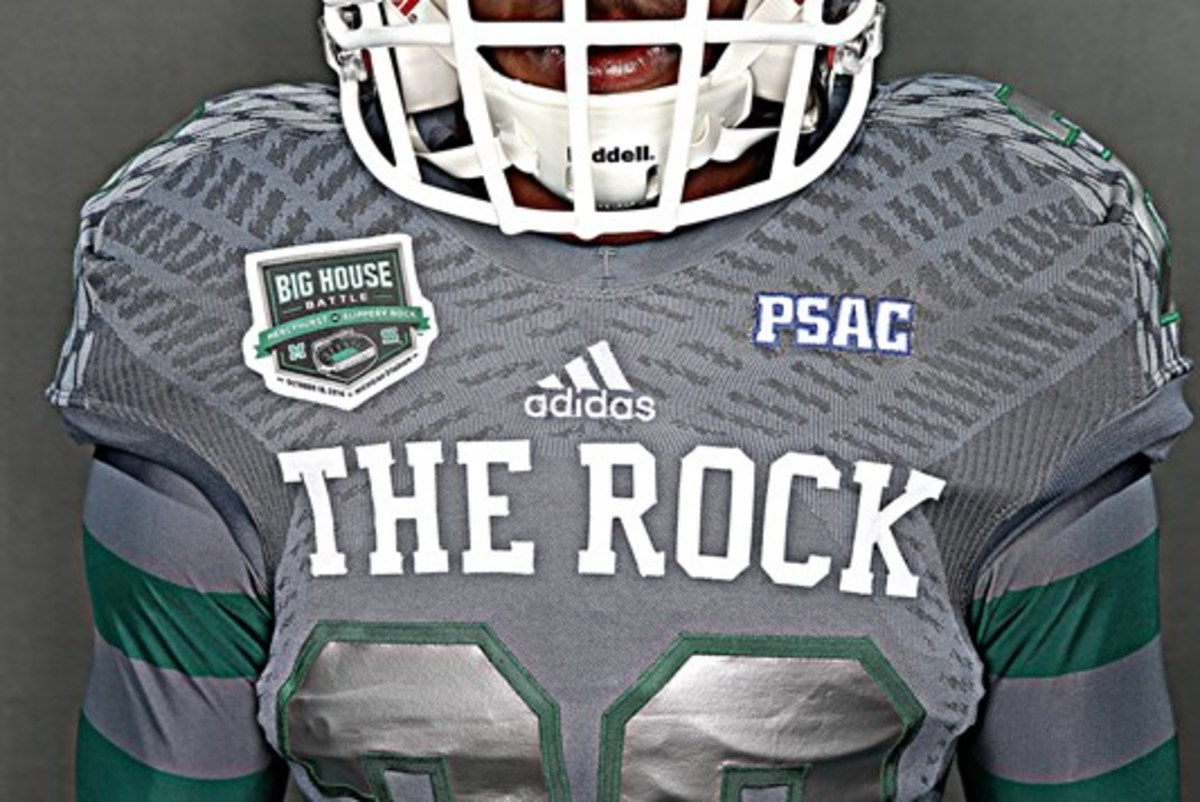 ProSphere Men's Green Slippery Rock Pride Football Jersey