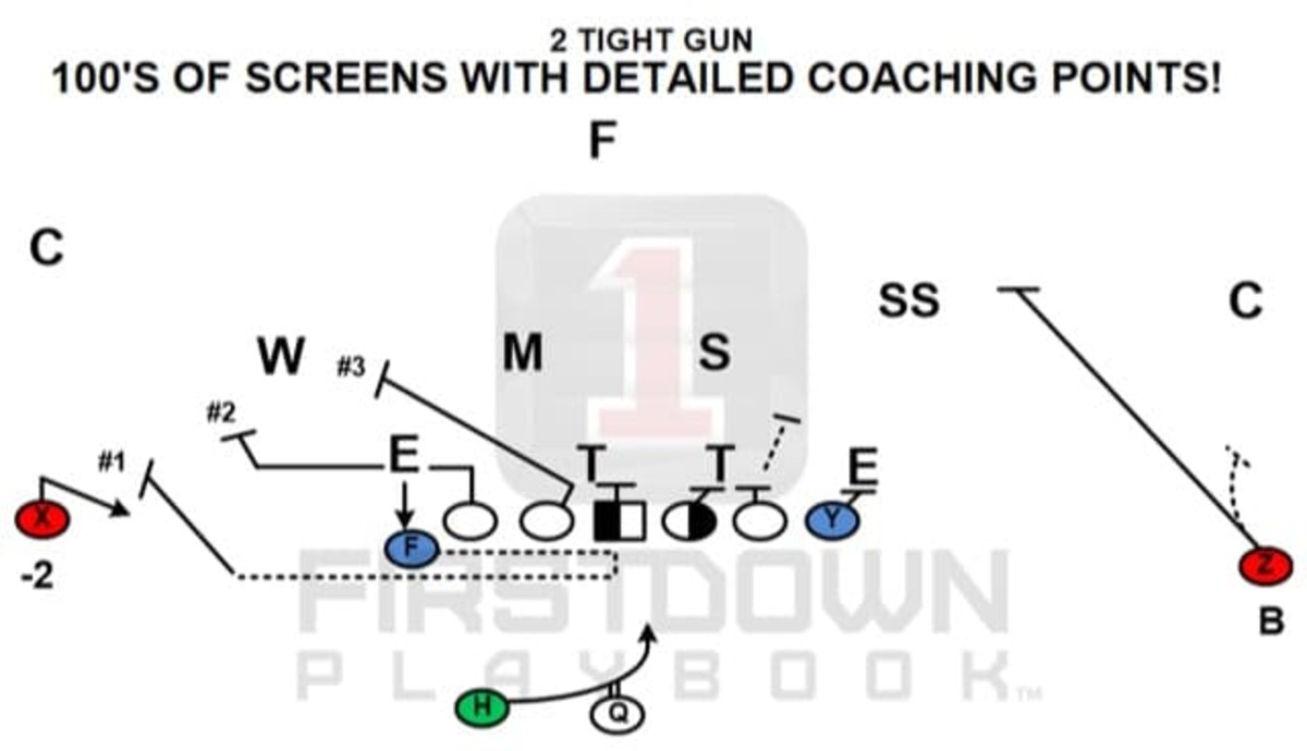 1stdown-100's of Screens with detailed coaching points!