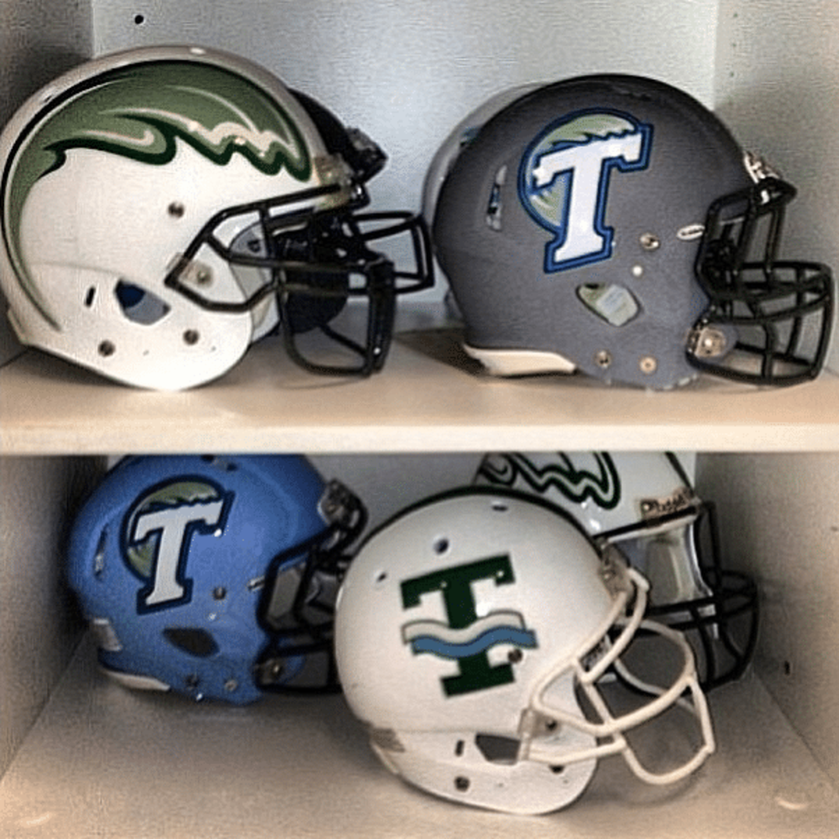 Tulane store football helmet