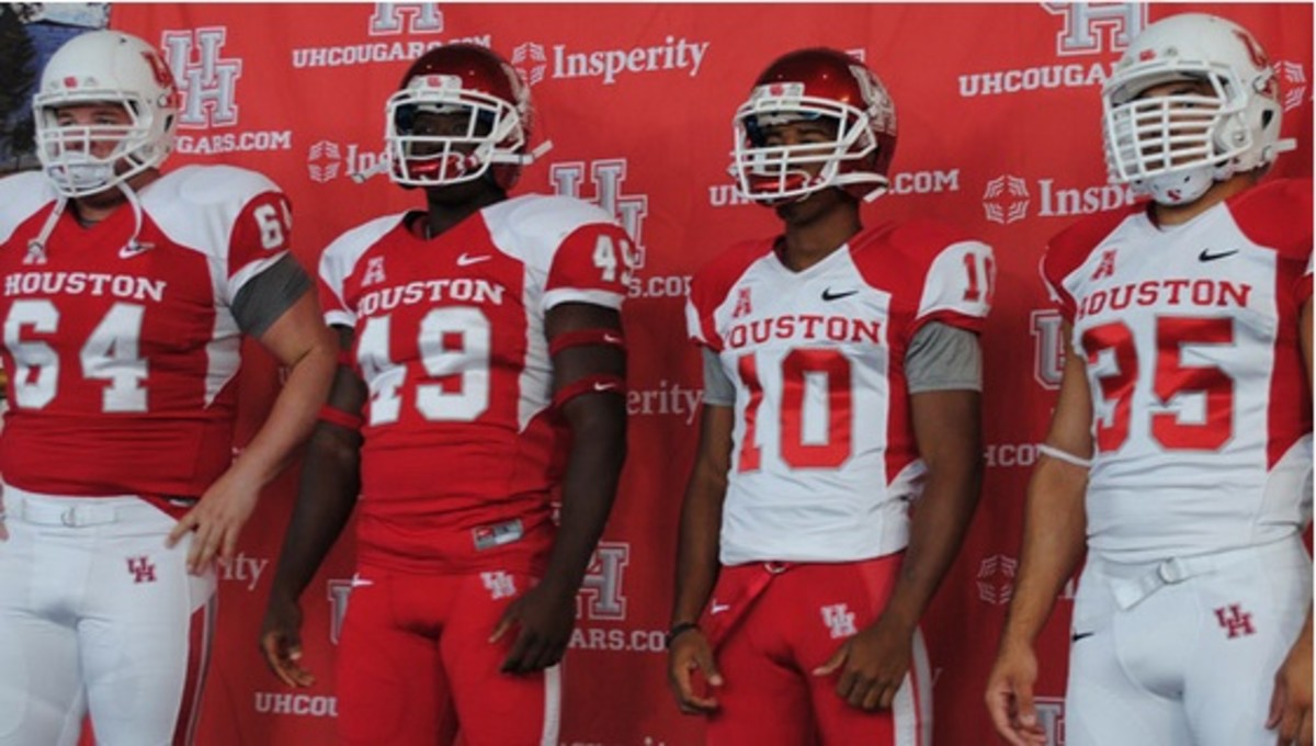 Houston Football Unveils 2014 Uniforms - University of Houston Athletics