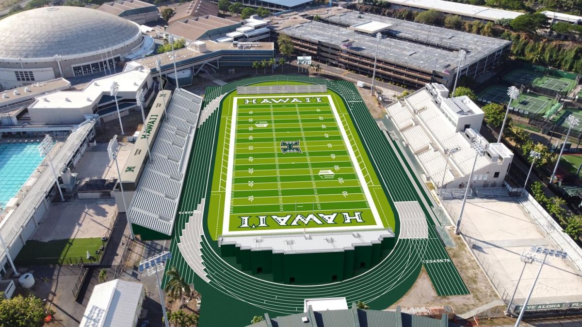 Hawaii's temporary new stadium will be the smallest in FBS Footballscoop