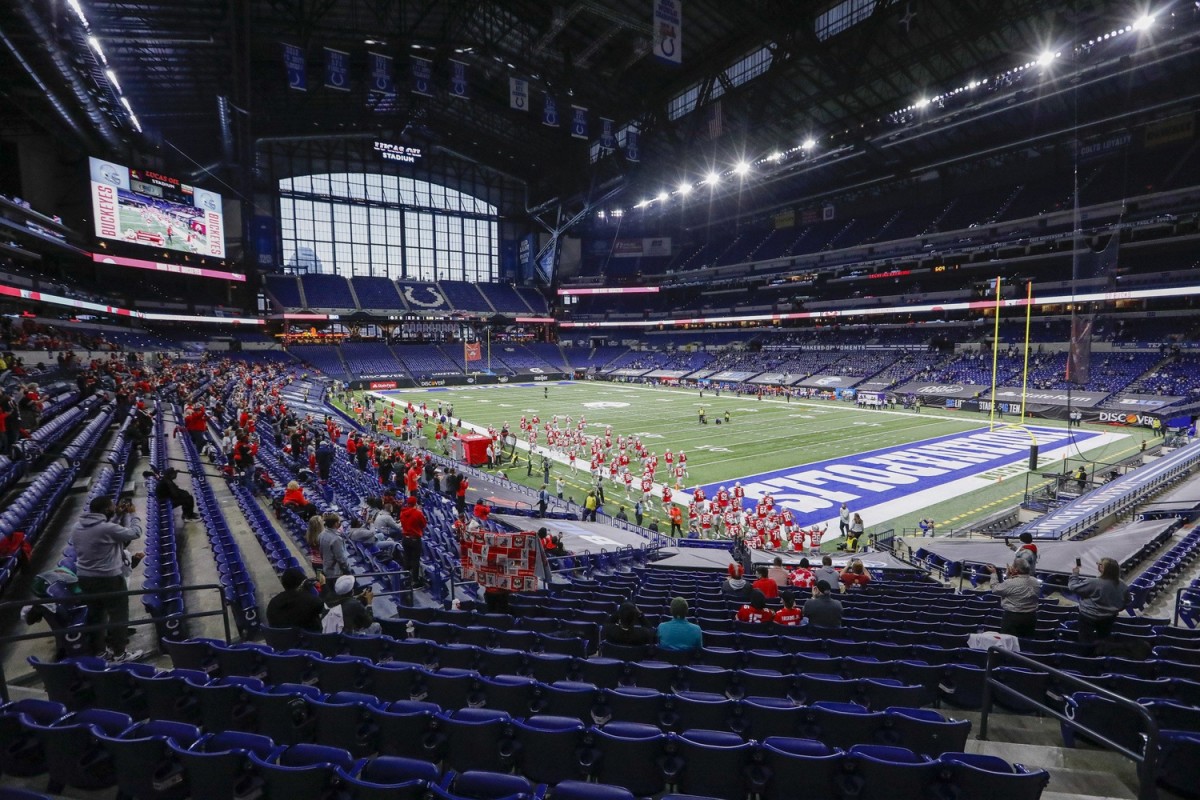 LOOK: Lucas Oil Stadium ready for B1G Championship Game