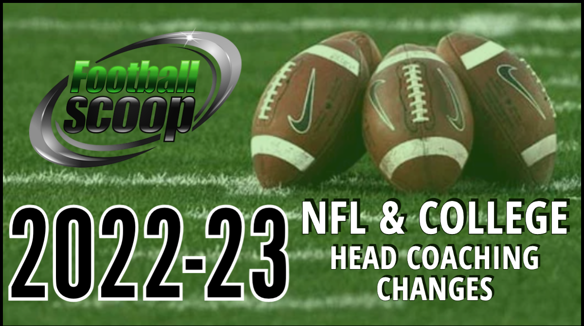 2022-23 NFL And College Head Coaching Changes - Footballscoop