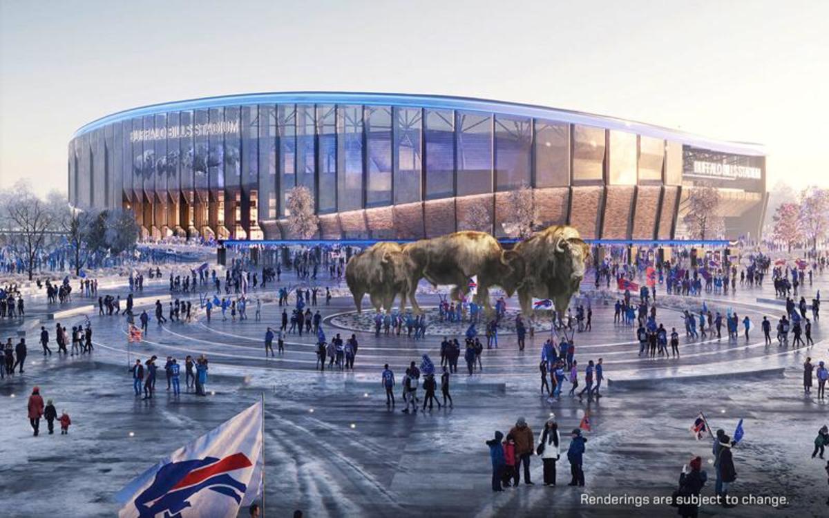 Bills new home renderings focus fan comfort - Coliseum