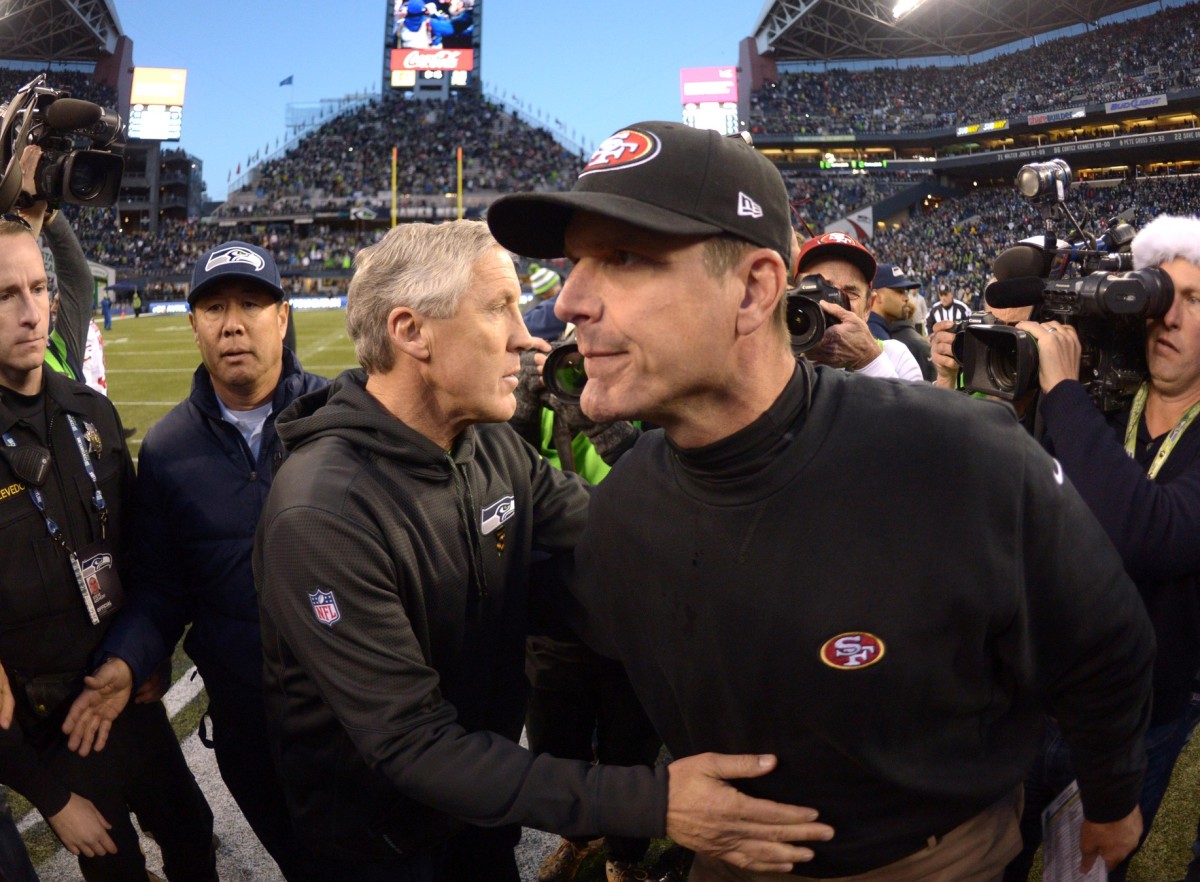 Pete Carroll vs. Jim Harbaugh, Chapter 3: A brief history of coaching's  greatest rivalry - Footballscoop