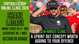 10-Minute Clinic: An effective sprint out concept from Minot State (D-II - ND) receivers coach Shane LaDage (pass game)