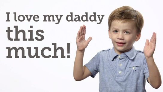 The children of NFL players deliver very special Father's Day messages to their dads (dad)