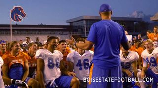 Scholarship alert: Boise State reads "letters" from young fans to surprise a walk-on offensive lineman with a scholarship (Featured)